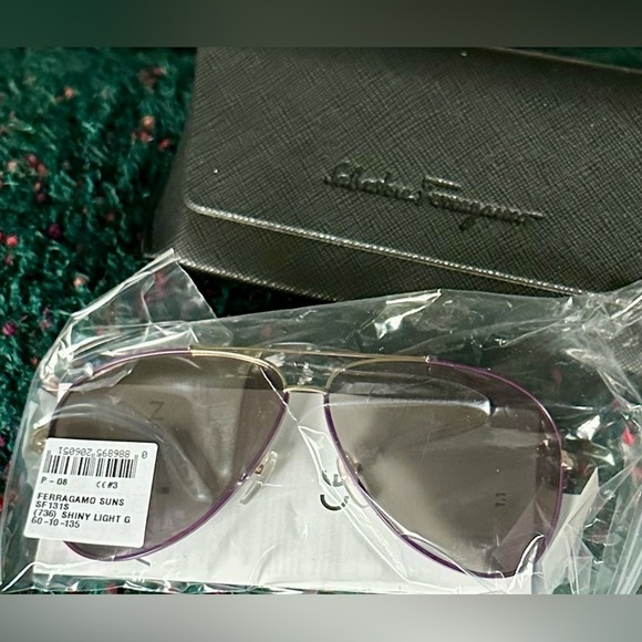 ✨RARE FERRAGAMO NWT WOMEN\'S SF 131S 736 60mm Sunglasses main image 5